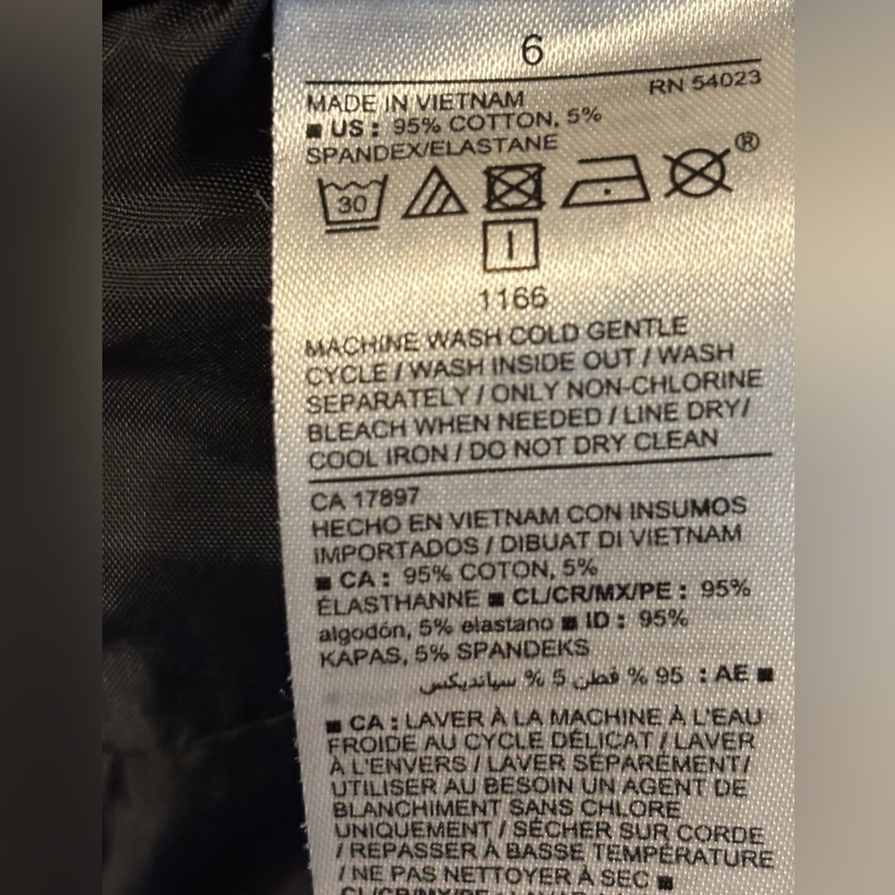 Old Navy Black and White Herringbone Pants - Picture 8 of 12